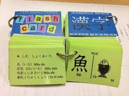 Cách học từ vựng tiếng Nhật qua flashcard